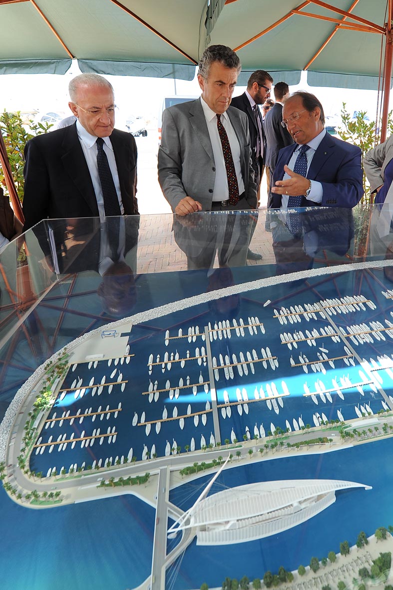 Il Ministro Barca visita il Porto Marina d'Arechi
