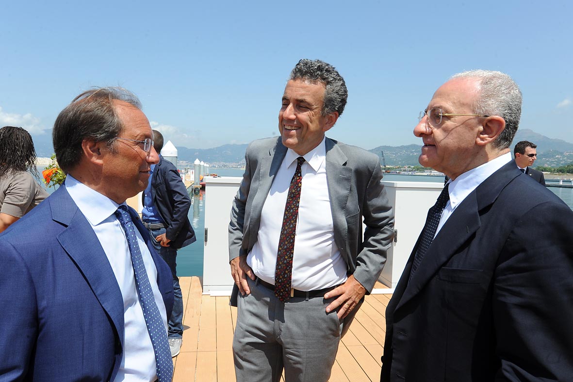 Il Ministro Barca visita il Porto Marina d'Arechi