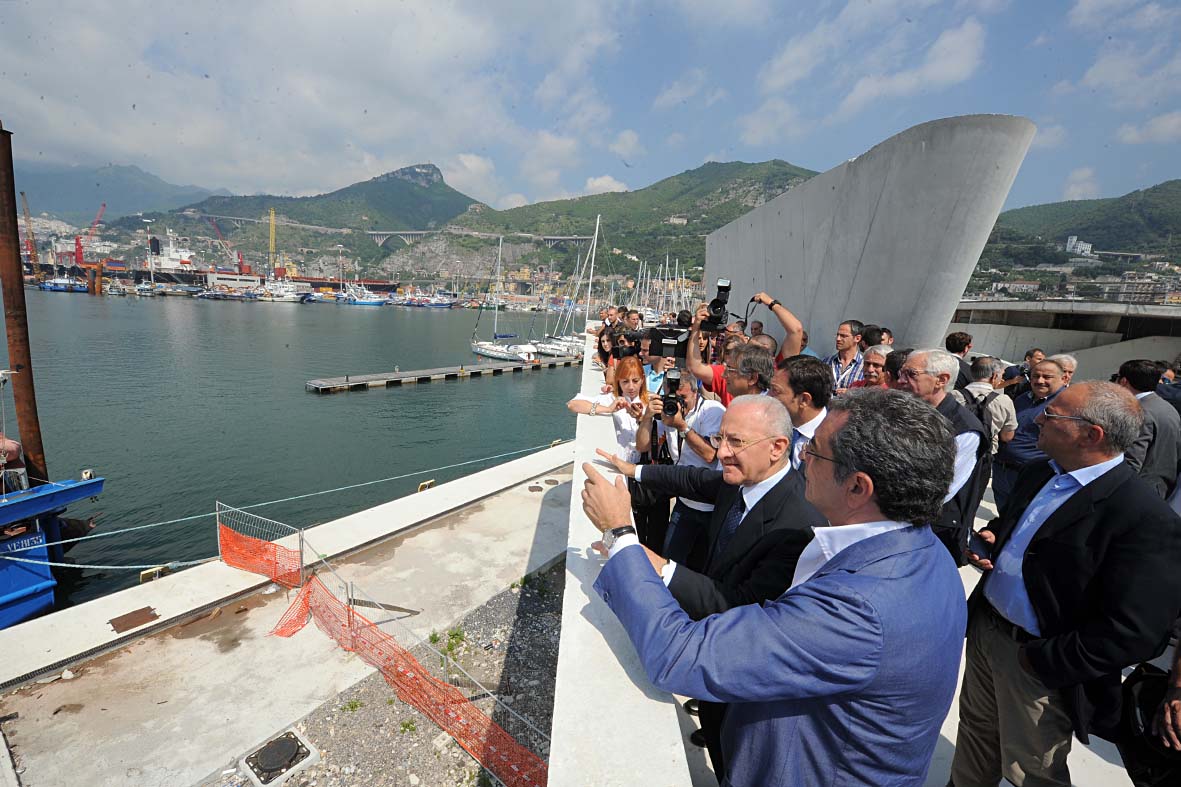 Visita al cantiere della Stazione Marittima