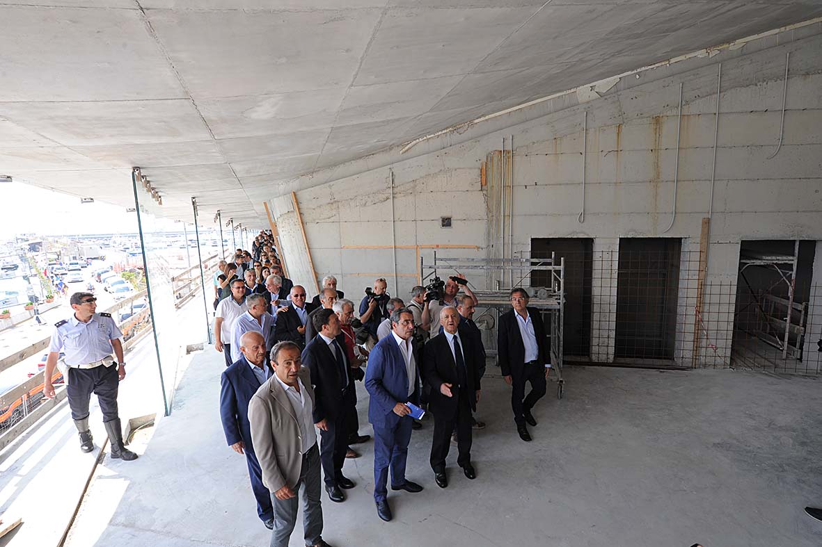 Visita al cantiere della Stazione Marittima